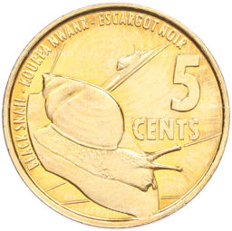 Монета 5 центов 2016 года Сейшелы