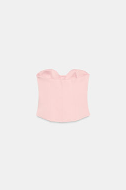 TOP CORSETERO SATINADO PALABRA DE HONOR / Rosa pastel - Zara фото 3