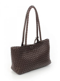 LACCOMA сумка СУ1056-темно-коричневый эко кожа хлопок