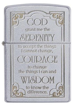 Зажигалка ZIPPO Молитва о безмятежности | Serenity Prayer 28458  фото 2
