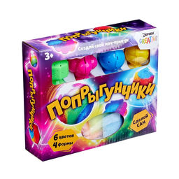 Набор для опытов Попрыгунчики, 4 формы, 6 цветов - Эврики фото 2