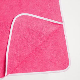 Полотенце-пончо Крошка Я Гномик, цвет розовый, размер 24-32, 100 % хлопок, 320 г/м2  фото 7