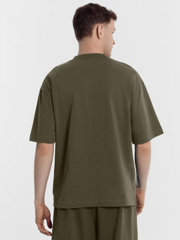 Футболка мужская в цвете хаки с печатью т.полынь +печать 111883 - Mark formelle фото 4