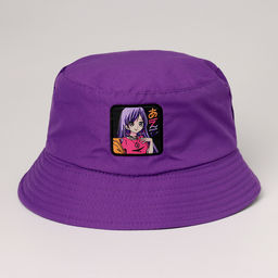 Панама детская для девочки «Аниме», цвет фиолетовый, р-р 54