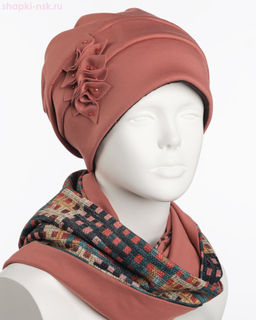 0121к СП Комплект женский флис (шапка+снуд) (56-58)