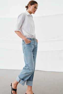 JEANS ZW COLLECTION RECTOS TIRO BAJO / Azul - Zara фото 4