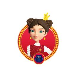 Кристальная (алмазная) мозаика ФРЕЯ TSR-041 магнит Дарья 8 х 9.5 см