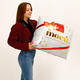 Воздушный шар фольгированный 31" «Моей самой родной», квадрат, с подложкой