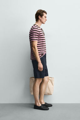 BERMUDA REGULAR FIT ESTRUCTURA / Marino - Zara фото 4