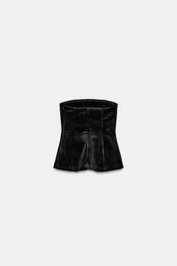 VELVET BANDEAU TOP - Zara фото 7