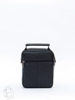 Сумка мужская кожаная 633M black Fuzhiniao в Новосибирске