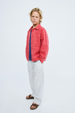 STORIESZ - SOBRECAMISA CANVAS / Rojo