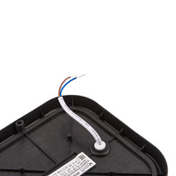 ULW-Q229 18W/4000K IP65 BLACK Светильник светодиодный влагозащищенный. Квадрат. Белый свет (4000K). 155?155?37мм. Корпус черный. ТМ Volpe