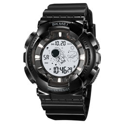 Часы наручные Skmei мужские электронные спортивные 2035black-black-white