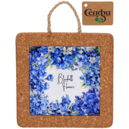 Цена за 2 шт. Подставка декоративная 14,5*14,5см "Лилии"