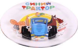 Тарелка СИНИЙ ТРАКТОР 19,5 см арт.СТТ195-1 /МФК/  фото 2