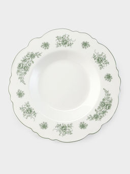 Тарелка глубокая WY Emerald Essence, 200 мл, d=21.5 см, фарфор, белая