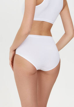 CONTE Трусики бикини высокой посадки BASIC COLLECTION LB 2016 (в коробке) white - Conte elegant фото 4