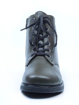 04-910-42 DARK GREEN Ботинки зимние женские (натуральная кожа, натуральный мех) - Фабричный китай фото 10