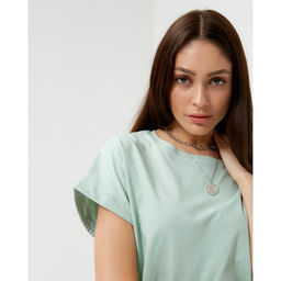 Футболка женская MIST basic, светлая олива, размер 40-42