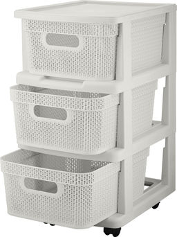 Комод компакт с 3 корзинами Ajur арт. KL3795