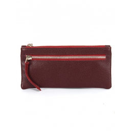 Портмоне женское Croco-ПР-803 натуральная кожа 3 отд, 6 карм, бордо флотер (120) 263587  фото 2