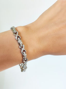 Браслет с цирконами