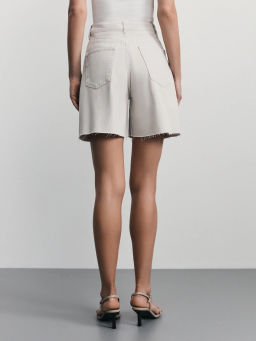 Джинсовые шорты А-силуэта / Zarina  фото 5