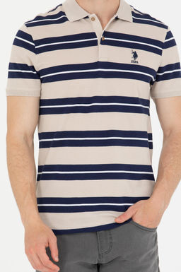 U. S. Polo Assn Мужская футболка с воротником-поло Stone - U.s. polo assn фото 13