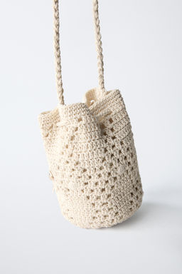 CROCHET CROSSBODY BAG WITH MARINE DETAIL