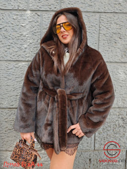 Шуба женская из искусственного меха