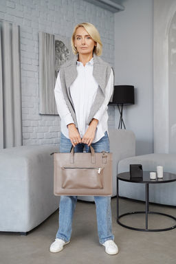 Сумка unisex Ц-580.8 темный капучино