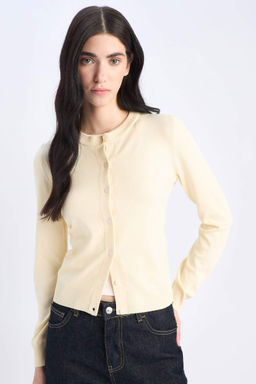 Regular Fit Bisiklet Yaka Basic DUz Triko H?rka - Defacto фото 4