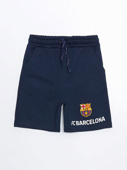 Шорты Barcelona для мальчика с принтом и эластичным поясом