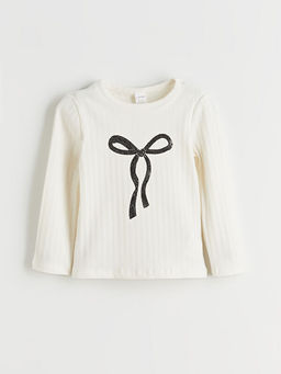 Fiyonk Detayl? K?z ?ocuk Bluz ve Etek