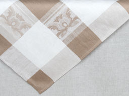 16С387-ШР/ст. 48*48 Салфетка "Винтаж" цв. 1 рис. 12 бежевый