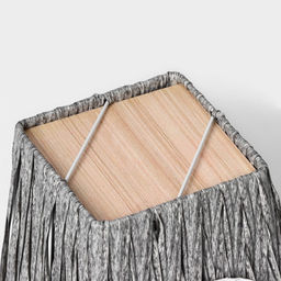 Кашпо для цветов плетёное «Луция», 16×16×15 см, квадрат, серое