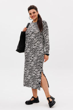 Платье ANELLI 1498 зебра классик  фото 4