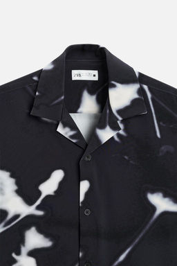 STRETCH FLORAL PRINT SHIRT - Zara фото 8