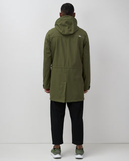 Парка спортивная мужская с капюшоном softshell цвета хаки 9565Kh - Mtforce фото 5