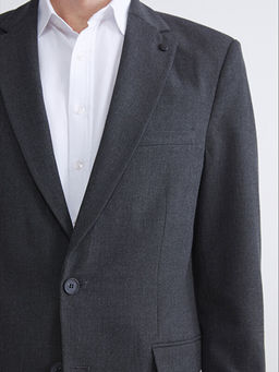 Standart Kal?p Erkek Blazer Ceket