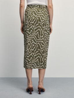 Юбка миди с кольцом / Zarina  фото 4