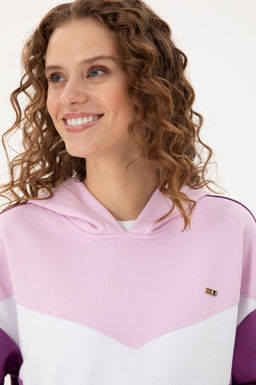 Женский фиолетовый свитшот Неожиданная скидка в корзине - U.s. polo assn фото 2