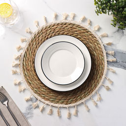 Салфетка сервировочная на стол Доляна Фина, d=30 см