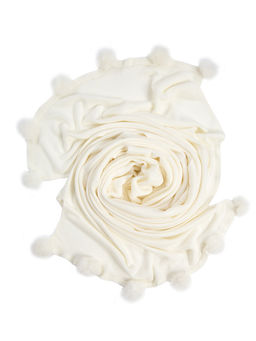 SCVIT369 - айвори Платок женский, размер 190x60 см - Conso фото 2