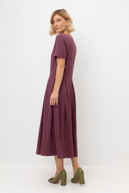 ЕВТ 5045/сливовое вино платье жен