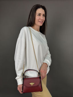 Сумка женская из телячьей кожи