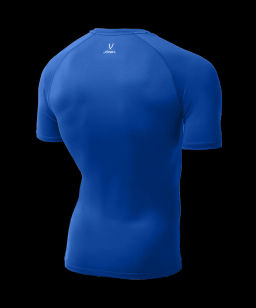 Футболка компрессионная с коротким рукавом JOGEL CAMP PerFormDRY Top SS, синий  фото 2