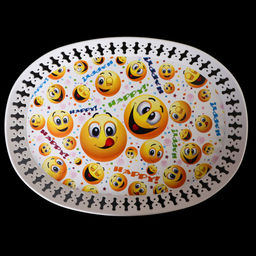 Поднос овальный 34 см / HX-20173425B-2 /уп 1/ - Галеонтрейд фото 2