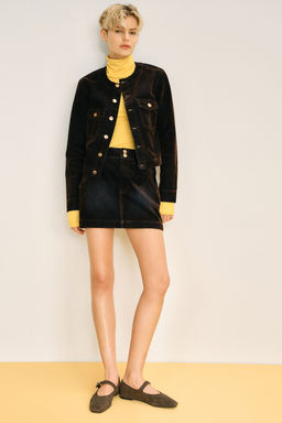 Top de canale con cuello perkins - H&m фото 2